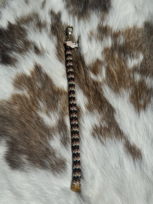 All neutral bag charm
